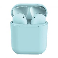 an apple airpods case with three white apples in it