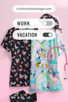 Workdays can be long and grueling, especially for those in the medical field. It's time to put some joy back into your day-to-day scrubs! Our range of Cartoon and Disney Print Scrubs are not only comfortable and durable but also beautifully cheerful. Perfect for pediatric and general nursing, these scrubs are sure to bring a smile to both the wearer and their patients. Check out our stunning range of scrubs — they could just be the pick-me-up you need during those tough shifts. Disney Scrubs, Fun Scrubs, Disney Print, Cartoon Disney, Nurse Uniform, Scrubs Nursing, Nail Jewelry, Medical Field