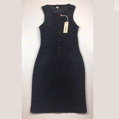 Diesel De-Gilda Women’s Black Denim Dress Size Xxs (F468) Item Number: F468 Msrp: $278.00 Brand: Diesel Style: De-Gilda Dress Size: Xxs Waist: 24 Length( Shoulder To Hem): 32 Armpit To Armpit: 26 Color: Black/Denim Material: 93%Cotton 5%Polyester 2%Spandex 100%Polyester New With Tags: A Brand-New, Unused, And Unworn Item (Including Handmade Items) In The Original Packaging (Such As The Original Box Or Bag) And/Or With The Original Tags Attached Fitted Black Denim Mini Dress, Fitted Mini Black Denim Dress, Black Fitted Sleeveless Denim Dress, Black Fitted Denim Dress, Fitted Black Denim Dress, Chic Black Knee-length Denim Dress, Gilda Dress, Diesel Style, Black Denim Dress