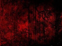 red and black grungy wallpaper with trees in the middle, dark background