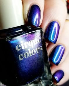 Amanda Does Nails on Instagram: “So far 2023 has been the year of the multichromes... I can't resist a good colour shifting polish Today I'm wearing Origin Unknown by…” Shades Of Purple Nail Polish, The Year