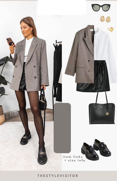 Outfit Inspo Fall Business Casual, Corporate Cool Outfit, Looks With Loafers Women, Business Modern Outfit, Loafer Styling Outfit, A Week Of Office Outfits, Formal Chic Outfit Women, Earth Tone Minimalist Outfit, Jeans Outfit Office Business Casual