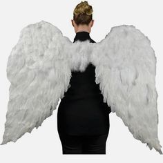 Angel Wings And Halo By Touch Of Nature. 52” By 36”. Huge Beautiful Wings. Retails For $75. Excellent Quality Angel Wings Halo, Custom Dress Form, Mannequin Legs, Dress Form Christmas Tree, Diy Angel Wings, Diy Angels, Mannequin Torso, Feather Angel Wings, Halo Headband