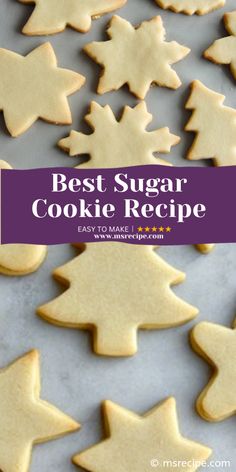 the best sugar cookie recipe for christmas cookies