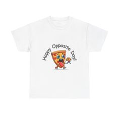 This tee features a quirky design with a slice of pizza eating a person, perfect for those who love a touch of humor in their wardrobe. It gives off a playful vibe and can be a fun conversation starter. It is relevant for casual wear and can be worn by anyone looking to add a unique piece to their collection. Great for gifting on birthdays or for friends with a great sense of humor Pizza Tee Shirt, Pizza Tee, Pizza Meme Funny, Pizza Funny, Fun Conversation Starters, Quirky Design, Shirt Price, Graphic Shirts, Favorite Outfit