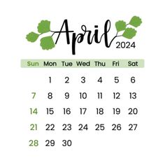 a calendar for the month of march, with leaves on it's front and side