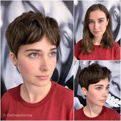 Haircuts For Women, Womens Haircuts, Short Hair, Womens Hairstyles, Cool Hairstyles, Hair Makeup, Short Hair Styles, Hair Cuts