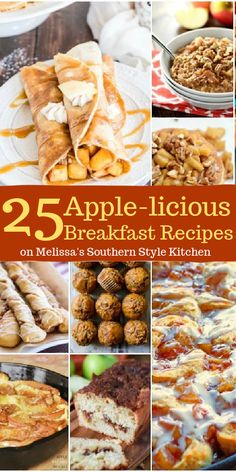 25 apple - licious breakfast recipes on molliena's southern style kitchen