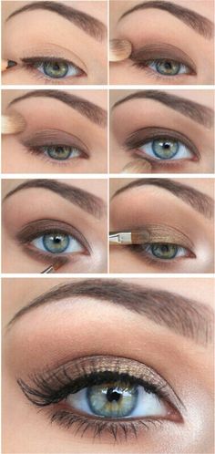 10 Smokey Eye Hacks That'll Change Every Makeup Beginner's Life Smoky Eye Tutorial, Glamorous Wedding Makeup, Eyeshadow Tutorial For Beginners, Make Up Gold, Best Makeup Tutorials, Makeup 101