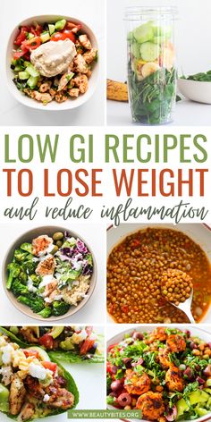 Low Gi Shopping List, Low Carb Low Inflammation, Low Gi Index Recipes, Low Glycemic Meals Dinners, Low Lipid Diet, Low Gi Recipes Vegetarian, Anti Inflammation Low Carb Recipes, Low Gi Diet Plan, Low Glycemic Dinner Ideas