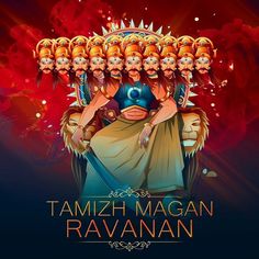 the poster for tamizh magan's ravaanan is shown