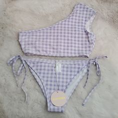 Wild Honey Purple Gingham Print Bikini New With Tags. Minor Marks On The Tag, See Pictures. New To Poshmark? Sign Up Using Code Cowgirlabroad For $10 Off Your First Purchase! Juniors Swimwear, Purple Gingham, Gingham Jacket, Wild Honey, Red Handbag, Posh Party, Denim Maxi Skirt, Red Blazer, Gingham Print