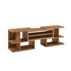 Walker Edison Morocco Modern/Contemporary MOROCCO Adjustable TV Stand MORM1FEO Contemporary Tv Stand, Tv Stand For Sale, Wood Tv Stand, Wood Tv, Tv Stand Wood, Entertainment Centers, Simple Silhouette, Minimal Aesthetic, Tv Console