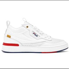 Brand New In Box Same Day Shipping Upper: Leather /Synthetic No Offer Please Fila T1 Mid, Quarter Back, Fila Shoes, Fashion Sneakers, Tennis Shoes, Athleisure, Sneakers Fashion, Athletic Shoes, Shoes Mens