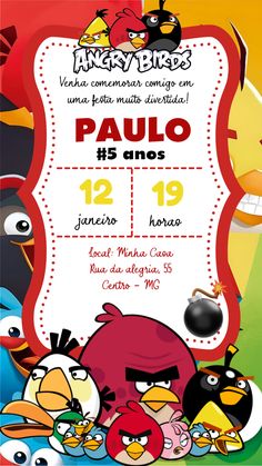 the angry birds birthday party is in spanish