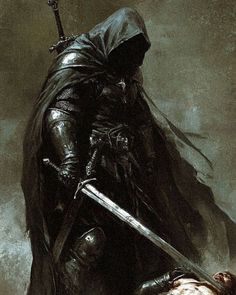 Medieval Aesthetic, Dark Images, Knight Art, Fantasy Images, Dark Art Illustrations, Art Characters