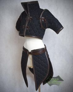 Padded Armor, Medieval Gambeson, Female Costume, Medieval Costume, Medieval Clothing, Fantasy Costumes, Fantasy Clothing