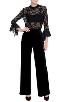 Calça Pantalona Veludo Incitta Jumpsuit