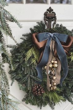 Christmas ornaments, xmas decor, Balls christmas gifts new year gift tree decor blue navy decor Christmas Inspo 2023, West Elm Christmas Decor, Grandpa Chic Christmas, Navy And Brown Christmas Tree, Alpine Christmas Decor, Green Black Brown Christmas Decor, Moody Christmas Wreath, Moody Holiday Decor, Pottery Barn Christmas Decor Inspiration