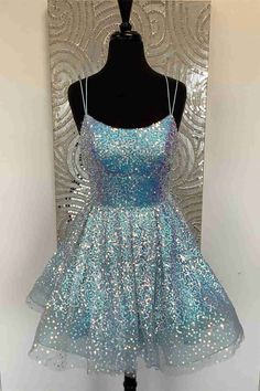 Cute Hot Pink Sequins A-Line Homecoming Dress Hoco Night Dresses Plus Size Homecoming Dresses, Homecoming Dress Short, Sequin Homecoming Dress, Mini Prom Dresses, Homecoming Dresses Lace, Blue Ball Gowns, Hoco Dress, Short Party Dress, Short Prom Dress