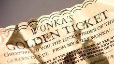 there is a ticket for the golden ticket to be given out by someone who has passed it