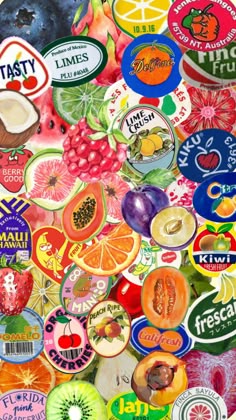 an image of many different types of stickers