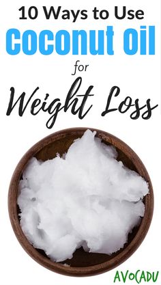 10 Ways to use coconut oil for weight loss! Add this healthy food to your diet today to lose weight fast! http://avocadu.com/coconut-oil-for-weight-loss/ Uses For Coconut Oil, Coconut Oil For Skin, Diet Keto