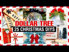 dollar tree christmas diy's