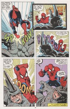 the amazing spider - man comic story page