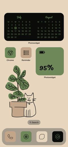 a computer screen with a plant in it and the numbers on each side are shown