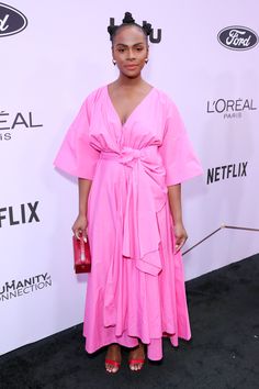 Tika Sumpter Mauve Dresses, Olivia Pope Style, Big Dresses, Celebrity Fashion Looks, Olivia Pope, Ladies Who Lunch, Stunning Hairstyles, Salon Business