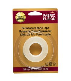 an adhesive tape is shown in the package for use on crafts and sewing projects