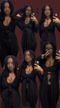 Black Vampire Outfit, Afro Goth Women, Black Vampire Aesthetic, Black Goth Aesthetic, Goth Outfits Summer, Goth Black Women, Gothic Black Women, Goth Subcultures, Poc Goth