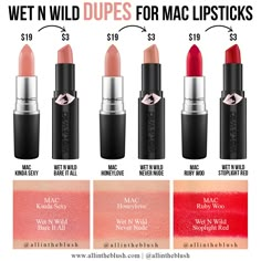 Wet N Wild Lipstick Swatches, Wet And Wild Lipstick, Best Long Lasting Lipstick, Wet N Wild Lipstick, Mac Lipstick Swatches, Perfect Lip Color, Drugstore Lipstick, Lip Shades, Mac Lipsticks