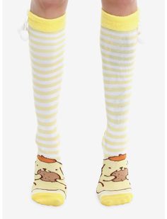 Sanrio Socks, Life In Germany, Vacation Packing, Striped Socks, Girls Socks, When I Grow Up, Socks And Tights, Knee High Socks, High Socks