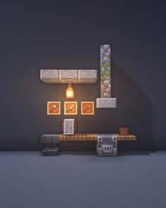 Minecraft Forge Room, Minecraft Forge Design, Minecraft Workstation, Forge Minecraft, Build A Forge, Minecraft Forge, Minecraft Things