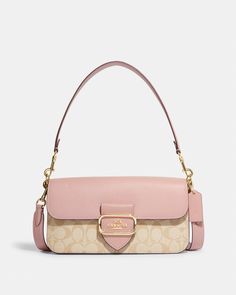 COACH® | Morgan Shoulder Bag In Signature Canvas Coach Bags Outlet Cross Body, Freetime Activities, Expensive Bag, My Style Bags, Trendy Purses, Luxury Bags Collection, Handbag Essentials, Girly Bags, Luxury Purses