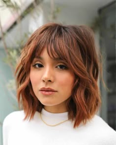 Save Graduated Bob, Bangs For Round Face, Bangs With Medium Hair, Lob Haircut, Hair 2024, Shag Haircut, Long Hair With Bangs, Blonde Bobs