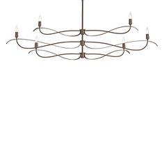 a large chandelier with five lights hanging from it's center, on a white background