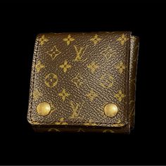 Authentic Louis Vuitton Monogram Mini Jewelry Holding Case Retails For 330+ On Popular Luxury Platforms Purchased From An Entrupy Authenticated Seller Mini Jewelry, Louis Vuitton Brown, Louis Vuitton Bags, Authentic Louis Vuitton, Louis Vuitton Bag, Louis Vuitton Monogram, Cosmetic Bag, Designing Women, Bags Handbags