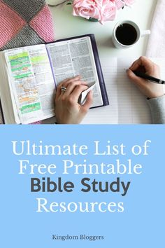 the ultimate list of free printable bible study resources