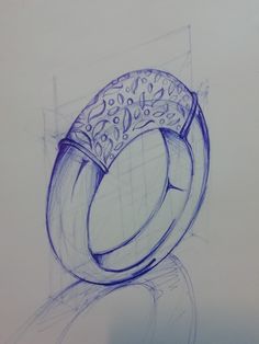 Drawing Jewelry, Ring Sketch, Mens Ring Designs, Art Jewelry Design, Jewellery Design Sketches, Jewerly Designs, Autumn Illustration, Jewelry Illustration, Jewelry Design Drawing