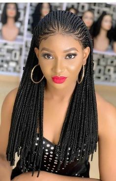 Ghana Weaving Hairstyles All Back, Ghana Weaving All Back Styles, Ghana Weaving Hairstyles, Ghana Weaving, Braid Wig, Long Box Braids, Braided Cornrow Hairstyles, Braided Ponytail Hairstyles