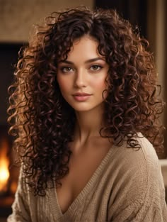 35 Curly Hair with Highlights Caramel – Scan to Talk Highlights On Black Curly Hair, Curly Hair With Highlights, Maja Salvador, Curls For Medium Length Hair, Highlights Caramel, Curly Hair Model, Quick Curly Hairstyles, Permed Hair