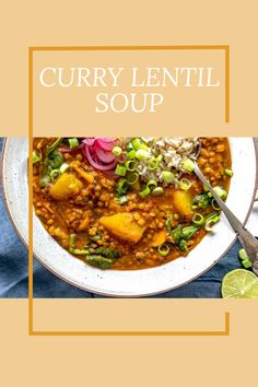 Experience the earthy taste of lentils simmered with spices and tomatoes in this comforting curry lentil soup recipe. A perfect fix for those chilly evenings.