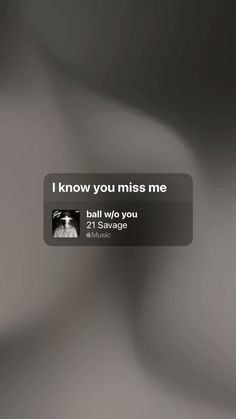 an image of a text message that reads, i know you miss me balli wo you