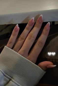 Unghie Sfumate, Girly Acrylic Nails, Blush Nails, Work Nails, Classy Acrylic Nails, Soft Nails, Neutral Nails, Manicure Y Pedicure