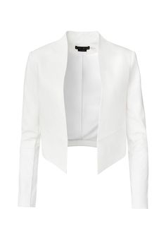 Elegant blazers often come in timeless colors that exude sophistication. Neutral shades such as black, navy, beige, and white are common choices, allowing the blazers to be versatile and easy to style. These colors complement a variety of outfits and occasions, from formal business meetings to evening events. Cold Shoulder Crop Top, Drape Front Jacket, White Leather Jacket, Designer Midi Dresses, Leather Jacket Style, Real Leather Jacket, Alice And Olivia