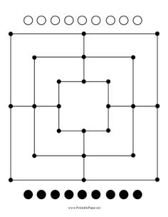 an image of a diagram with dots and lines in the shape of a square or rectangle