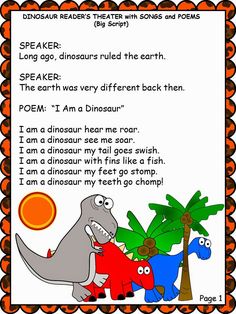 the dinosaur reader's words and pictures